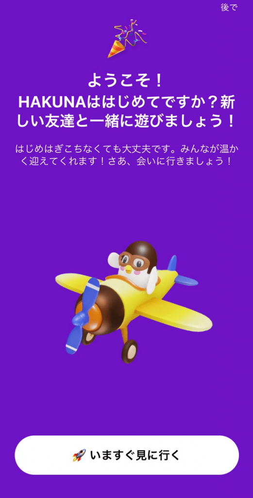 ハクナ 使い方